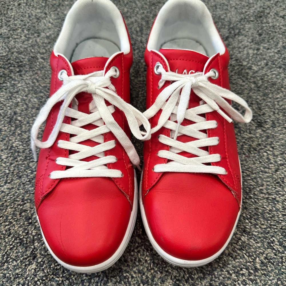 Lacoste Red Sneakers